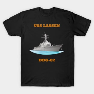 Lassen DDG-82 Destroyer Ship T-Shirt